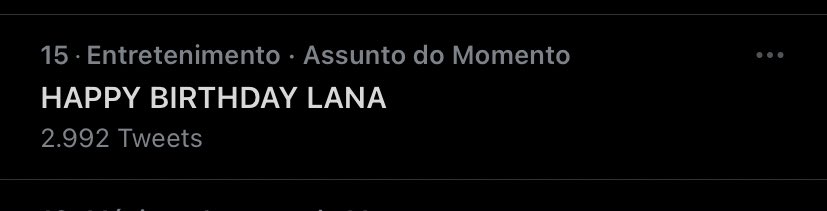 Eu te amo demais mesmo pra deixar meu sono de lado pra ficar subindo tag pra vc lana parrilla 

HAPPY BIRTHDAY LANA 