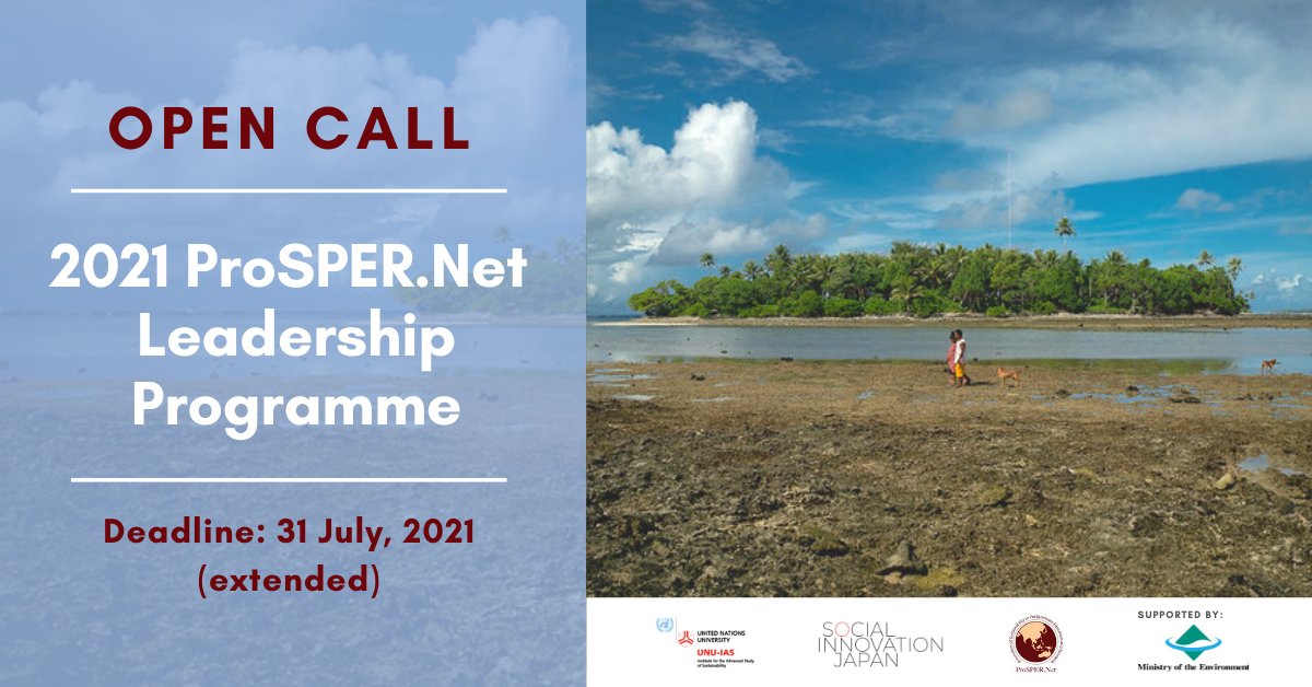 UNUIAS's tweet image. The theme for this year's ProSPER Net #Leadership  Programme is #ClimateChange: Global Issues, #LocalActions &amp;amp; Transdisciplinary Solutions.

🖱️ Apply by 31 July ➡️ bit.ly/2U58ts0