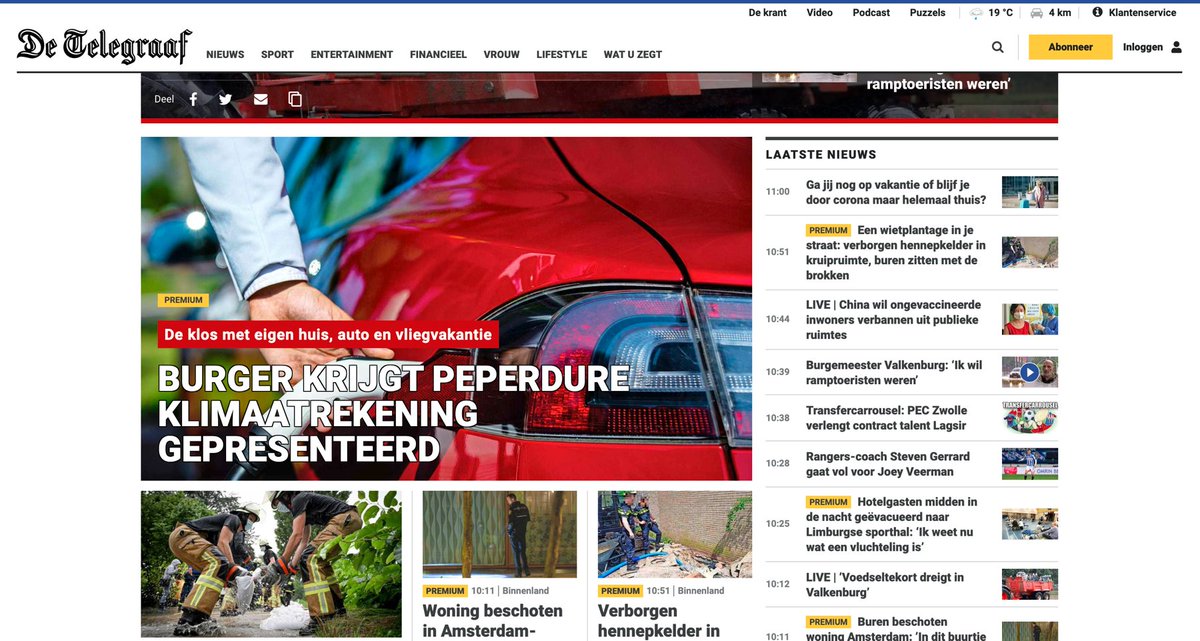 elger's tweet image. Ik heb even de eindredactie voor jullie gedaan, @telegraaf