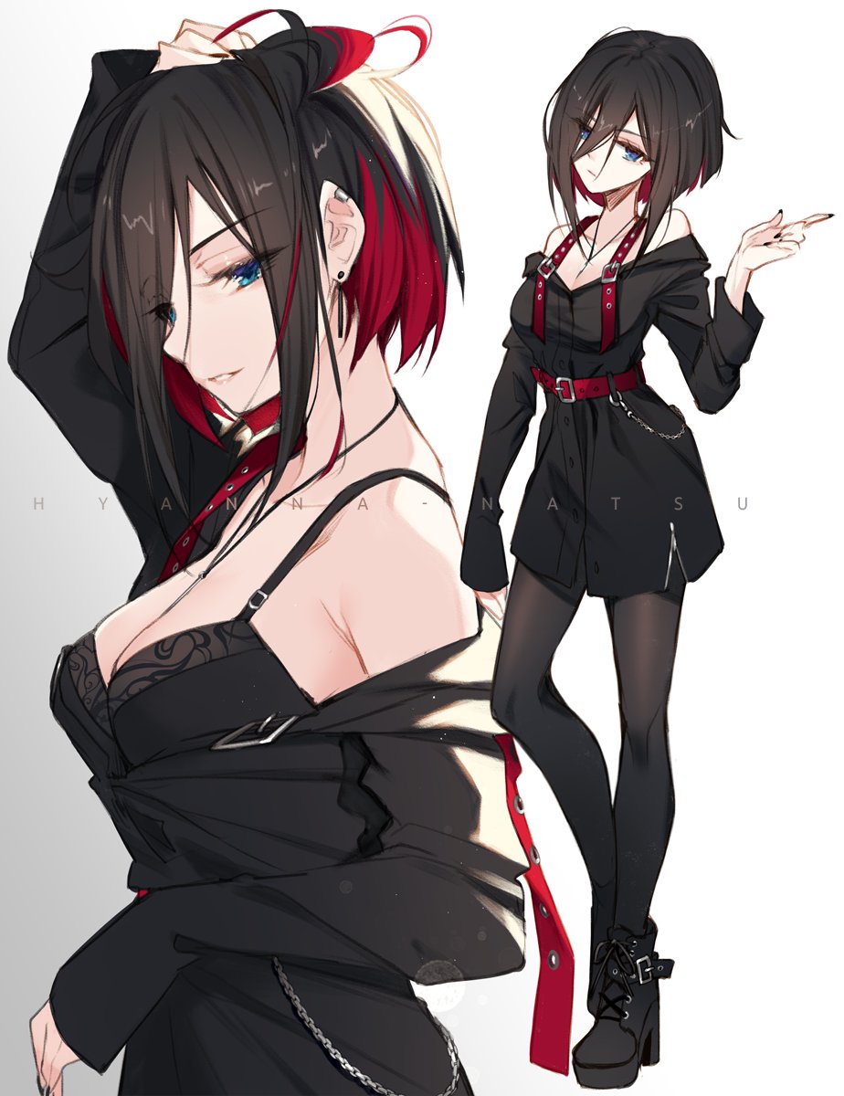 HyannaNatsu's tweet photo. I really got into re-designing my OC Hyanna~ 
And I couldn't be more pleased with her new look!
(actually drew this past month but I forget to post XD) https://t.co/TjO91Flr0W
