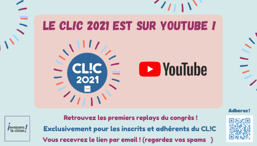 CL!C 2021 - Congrès des classes inversées tweet media