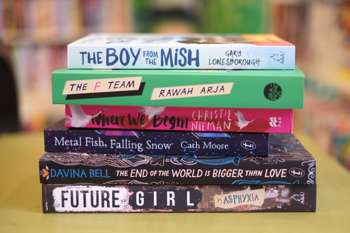 ReadingsBooks's tweet photo. Congratulations to all of the authors shortlisted for this year's #ReadingsYAPrize

What an show of talent from some of Australia's most exciting new voices in the YA genre!

Don't forget that you can buy the complete shortlist in our special pack, here:
https://t.co/lievpXnFwV https://t.co/DMpDNToN8u