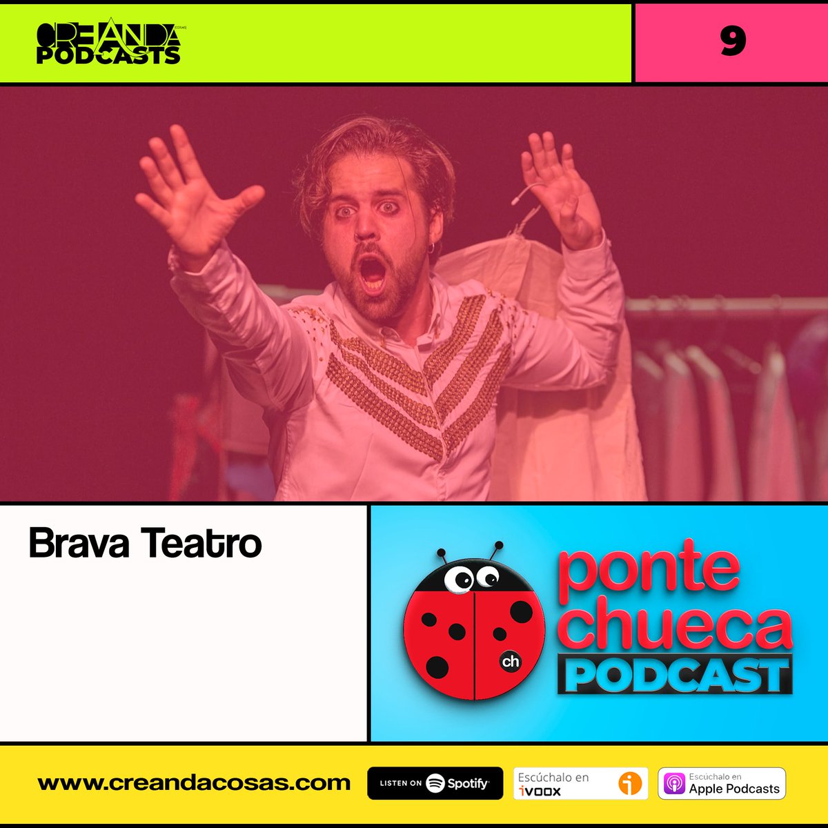 pontechueca's tweet photo. Nos vamos al teatro con "Miss Destierro", la última producción de @LaBravaTeatro 
Escucha la entrevista a @CarlosLMunera donde nos cuenta todos los detalles.
Ya disponible en https://t.co/fPBERoop9p, ivoox, apple podcasts y spotify! https://t.co/SfrwEJiYr3