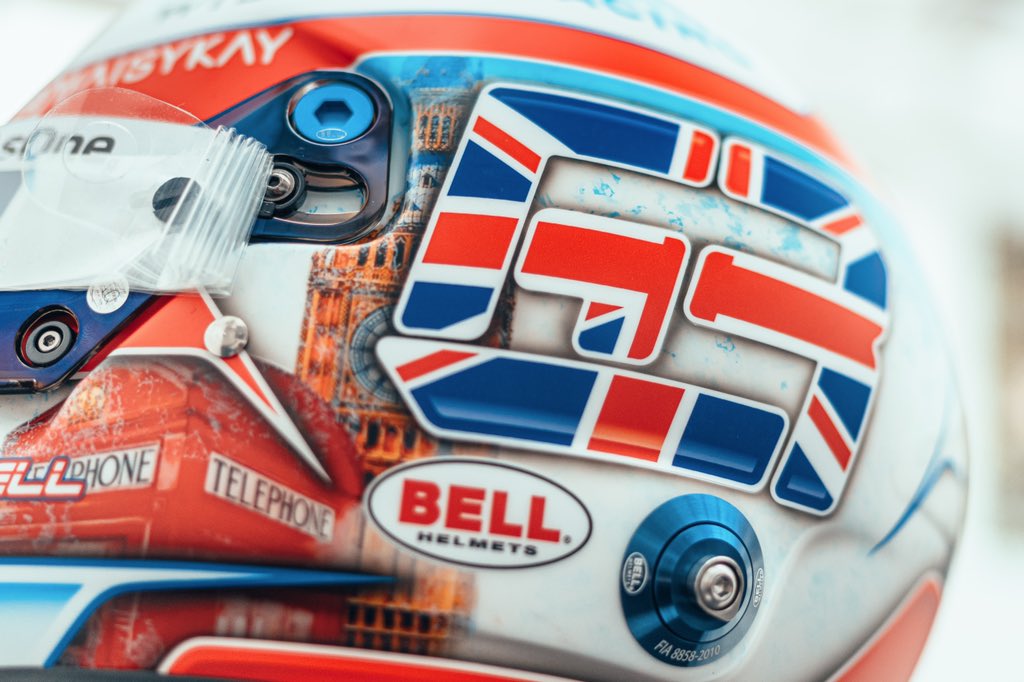 George Russell On Twitter Announcement New Helmet For The Britishgp
