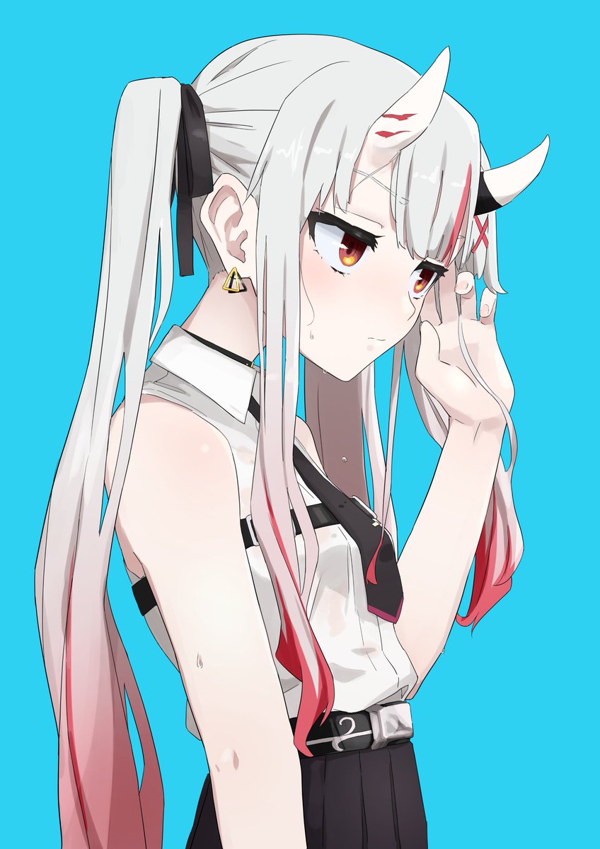 百鬼あやめ 「あつい #百鬼絵巻 」|囲碁ミクのイラスト