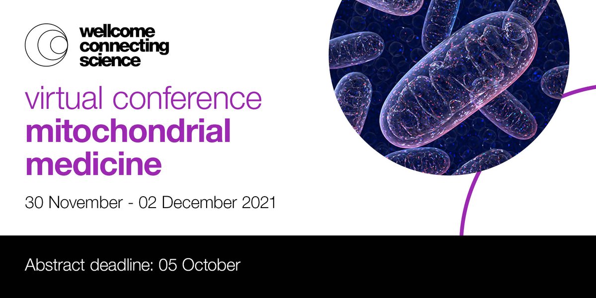 📢 Registration is open for #MitoMed21! 

Join leaders in the field of translational #mitochondrial medicine, to discuss the latest developments, build partnerships, and inspire future mitochondrial researchers.

📅 Abstracts due 5 Oct: bit.ly/3i4ablb 
#Mitochondria