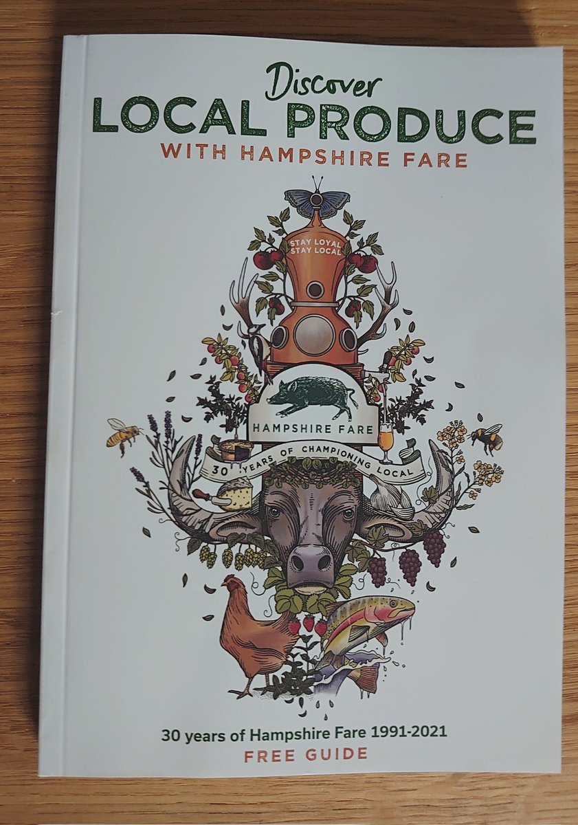 This bad boy arrived this morning! Full of great producers, great places to eat and great shops to buy brilliant local produce! Check it out! <a href="/HampshireFare/">Hampshire Fare</a>