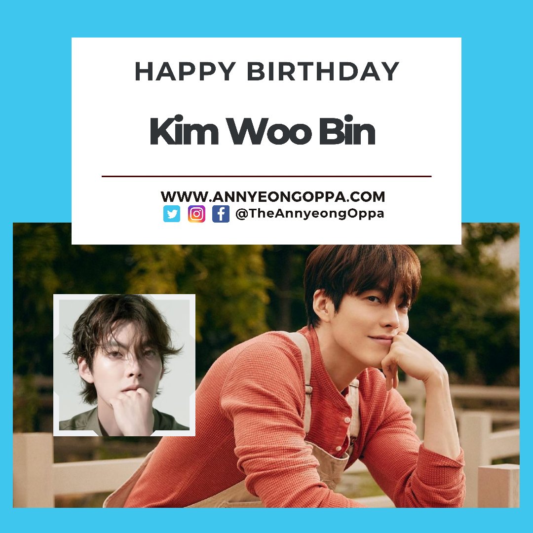 TheAnnyeongOppa's tweet photo. Happy birthday to the South Korean actor Kim Woo Bin 🎉 We hope that this special day of yours filled with love and warmhearted wishes 💖 We are rooting for you 🤗

Read more about Kim Woo Bin here:
https://t.co/wpIFLi6Kja

#HappyKimWooBinDay https://t.co/2QNn87pBlC