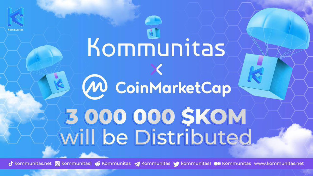 kommunitasnet's tweet image. Hi, $KOMmunity!

🚀We are so excited to announce that our Airdrop campaign with @CoinMarketCap is now Live! It will ends on 1st August 2021.

🚀You can go to coinmarketcap.com/currencies/kom… to participate.

#coinmarketcap #launchpad #kommunitas #polygon #bitcoin #cryptocurrency