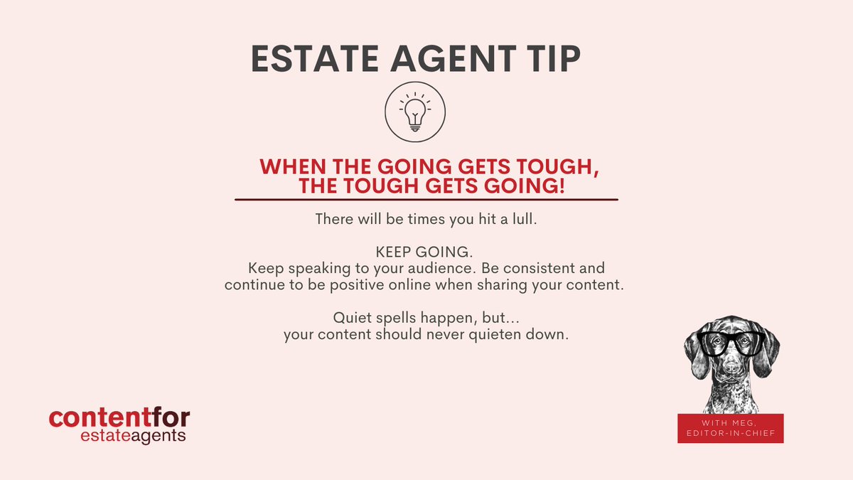 broadwaypublish's tweet image. You can&apos;t just add a bit of content here and a bit there, run away and then pop your head up again when you feel like it. 

It&apos;s FOREVER. Consistency is the key to visibility.

#contentforestateagents #estateagents #contentmarketingstrategy #content #contentmarketing