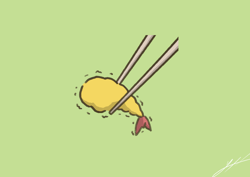 怯えるエビフライ イラスト みんなで楽しむtwitter展覧会 絵 ヤナギバ Line Creatorのイラスト 怯えるエビフライ イラスト みんなで楽しむtwitter展覧会 絵 ヤナギバ Line Creatorのイラスト
