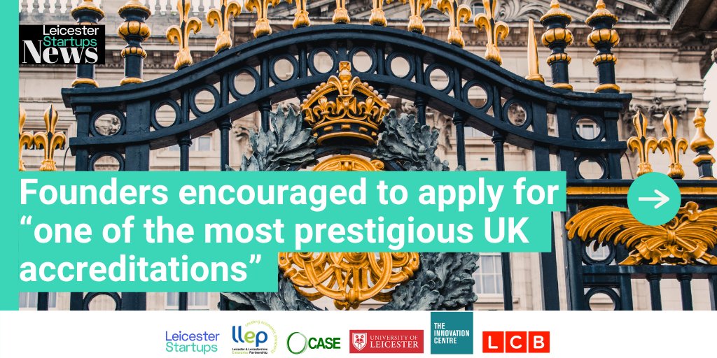 👑 NEWS 👑

Startup founders are being encouraged to apply for the @TheQueensAwards 

Previous winner Dr. Nik Kotecha from Leicester describes it as “one of the most prestigious UK accreditations and a hallmark of excellence around the world”

leicesterstartups.com/founders-encou…