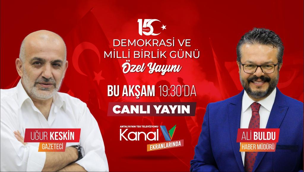 15 Temmuz etkinliklerini Kanal V farkıyla izleyebilirsiniz...