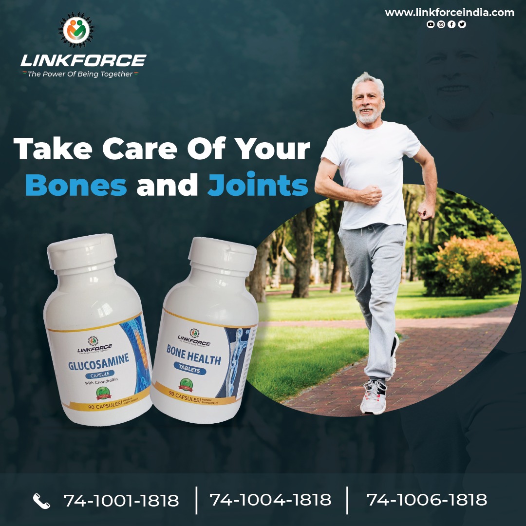 LinkForce_'s tweet image. ➡️  𝗟𝗶𝗻𝗸𝗙𝗼𝗿𝗰𝗲 𝐁𝐫𝐢𝐧𝐠𝐬 𝐓𝐨 𝐘𝐨𝐮 #GLUCOSAMINE &amp;amp; #BONE HEALTH  CAPSULES 💊 
💫  Take care of your Bones and Joints 💫 
⚡  Use Immunity Booster Of Link Force!  
𝟭𝟬𝟬% 𝗡𝗮𝘁𝘂𝗿𝗮𝗹, 𝐒𝐡𝐨𝐩 𝐍𝐨𝐰 🛒 
For more information
Contact Us :- 📱 
📞  +91 74-1001-1818