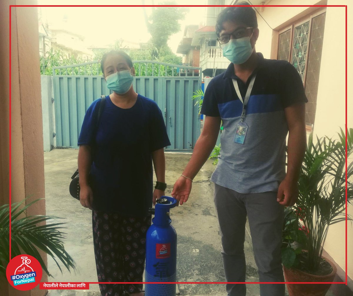 अक्सिजन सिलिन्डर प्रदान गरी मदत पुर्यौन सकेकोमा हामी खुशी छौँ।
We're happy to have provided oxygen cylinders to people in need.

#OxygenForNepal #TogetherAgainstCovid19 <a href="/beartsyNGO/">be artsy NGO 🇳🇵</a> <a href="/theNepalRising/">Nepal Rising</a>