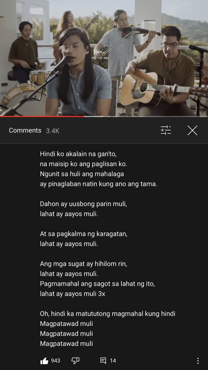 pochwu's tweet photo. yes to leaves tagalog version, please @BenAndBenMusic. 🥺🥺🥺

to kuya John, all will be alright in time. 🤍 https://t.co/a3Nld3kp90