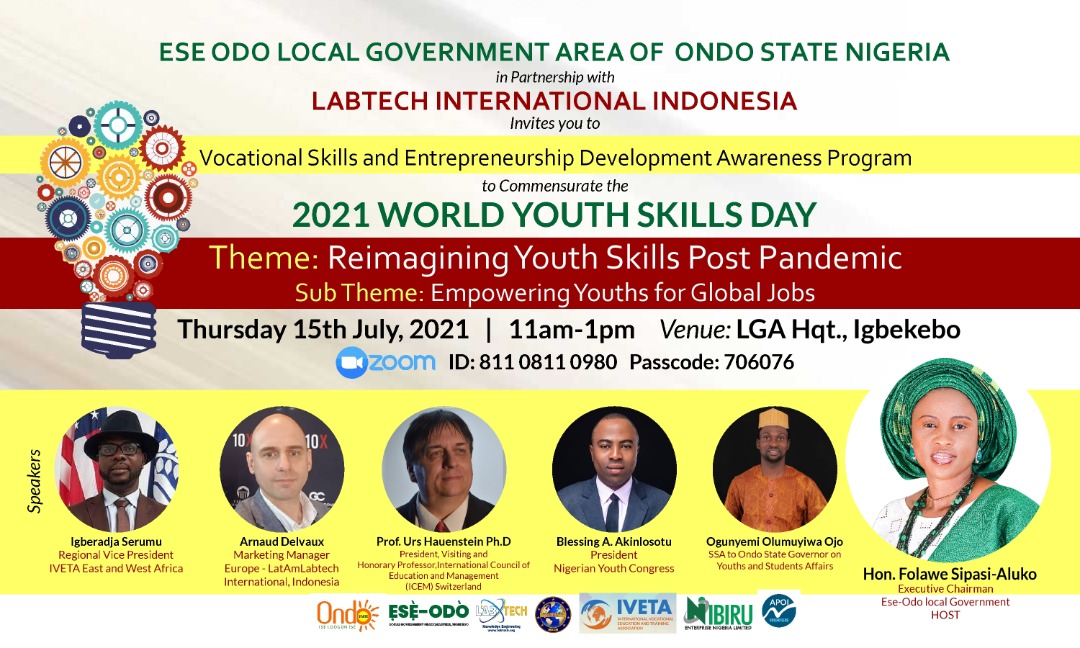 UrsHauenstein's tweet photo. Today is the World Youth Skills Day 2021! https://t.co/ltuGpEZmIv