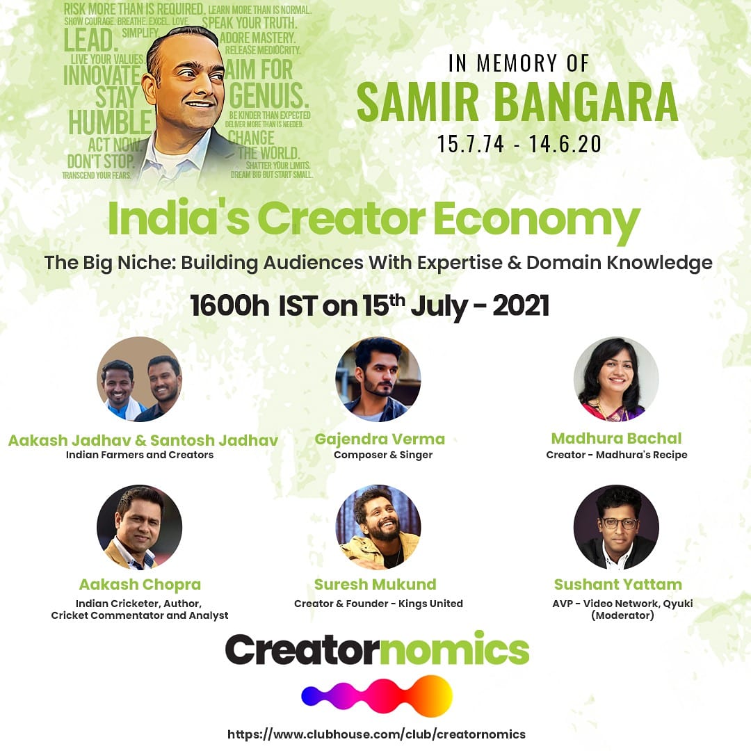MyQyuki's tweet photo. Creating an audience on YT is tough, but as an artist or expert to whom craft &amp; domain expertise matter, it's even tougher to consistently make high quality content. Some of the best tell us how to! #Creatornomics #qyukifoundersday https://t.co/4NvkG6lGNS