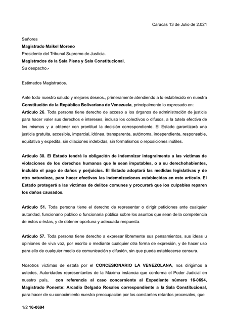 afectadosclv's tweet photo. Solicitud de atención de diligencias @ANAUCO @globovision @ElNacionalWeb @Gv_Vladimir @PoleoRafael @TarekWiliamSaab @MiguelCuberos @Davidvillamil4 @alexcrane2010 @KeistherDiaz @CarmenGil_14 #Digitel #Casolavenezolana #Sentencia #Diputados #LuisParra #PedroCarreño #MaikelMoreno https://t.co/mJAjrzybgb