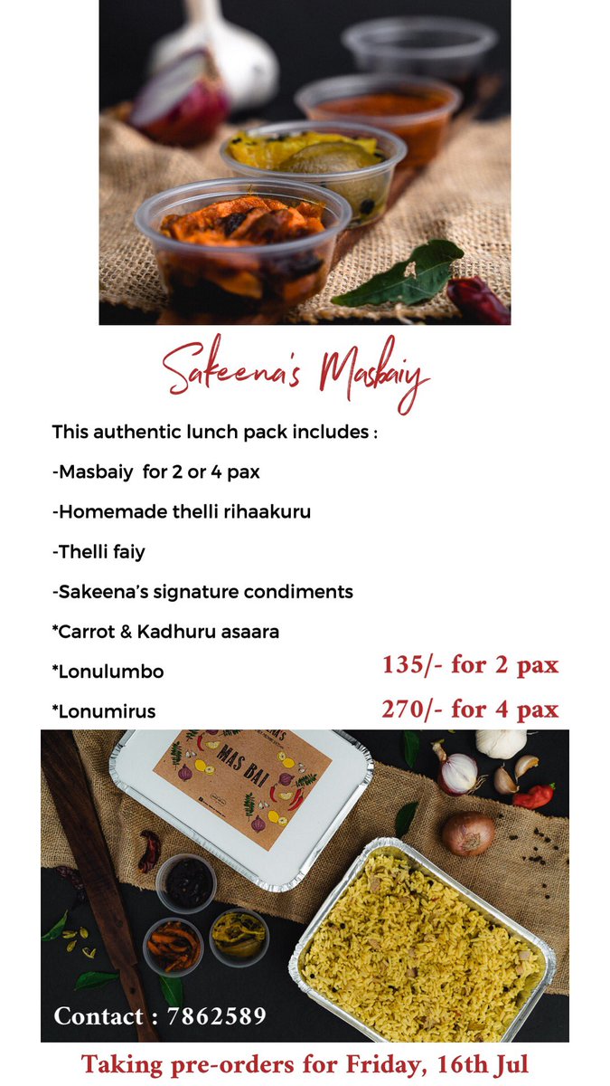 Place your orders now!