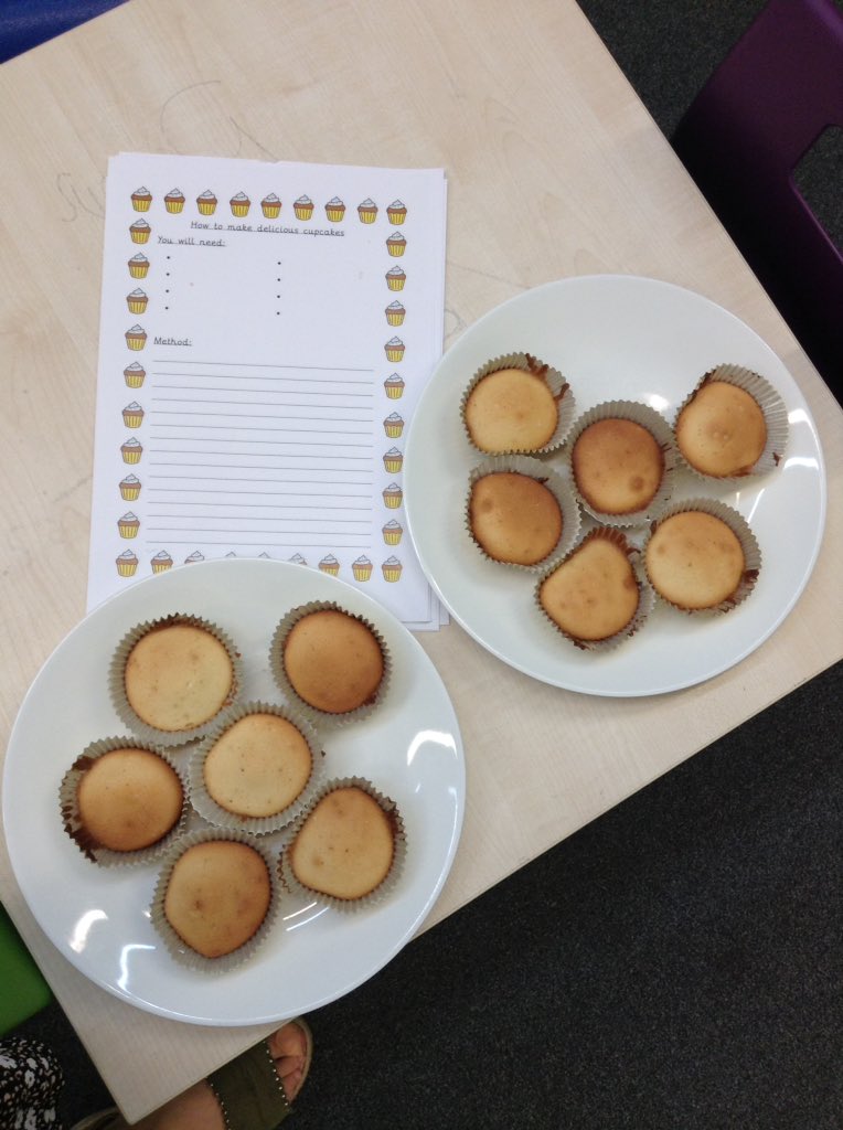 Yesterday we baked our own delicious buns. We can't wait to decorate them this morning!