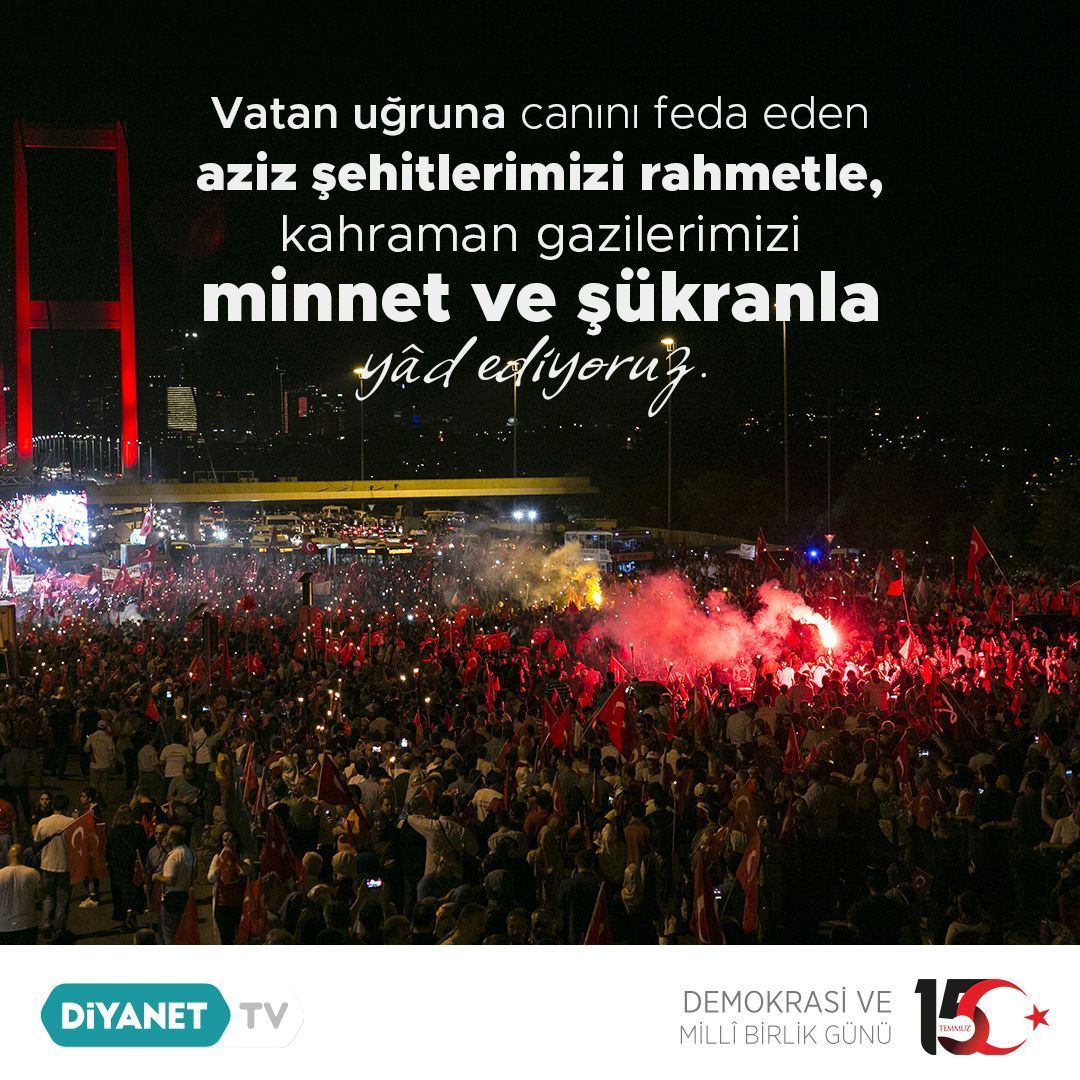 " Allahım ; İzzetimizi, şerefimizi, onurumuzu, harim-i ismetimizi çiğnetme! Mabetlerimizin göğsüne namahrem eli değdirtme, ezanlarımızı susturtma, şanlı bayrağımızı indirtme Allah'ım."