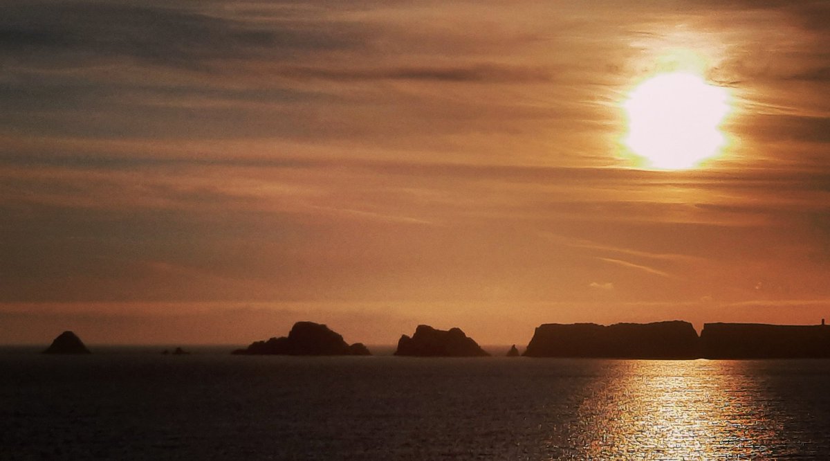 BenjaminIlly's tweet photo. Quand le soleil revient c'est du sérieux #GR34 #PointeDeDinan #Crozon #EnRando #franceinfo #Bretagne #sunset #SentierDesDouaniers https://t.co/BHGbQ4j1uY