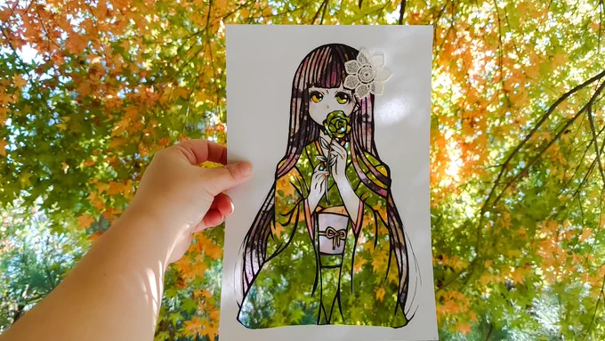 #一次創作絵師拡散フェス01 

切り絵と景色が好きでオリジナル中心に描いて切り抜いております☺️✨
アナログで頑張ってます✊✨ 