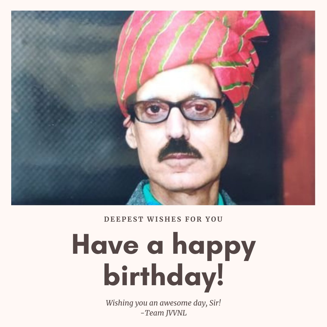 JVVNLCCare's tweet photo. Your commitment and devotion over the years have not gone unnoticed. Today, @JVVNLCCare sending you a portion of the love you gave to us all over the years. 
#HappyBirthday Sir
@navinarora15 https://t.co/ojaT75HcZU