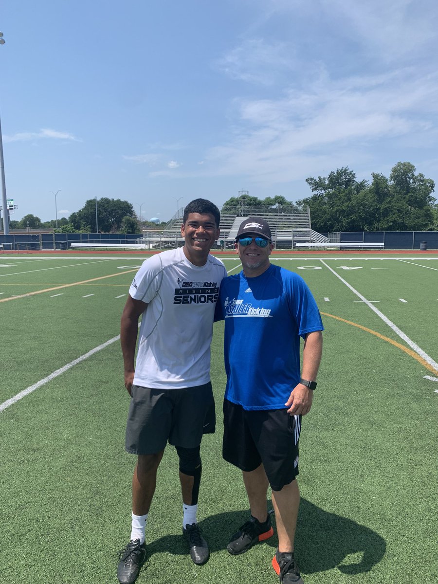 Great experience this past weekend at the Rising Seniors Camp in TX. Thanks again <a href="/Chris_Sailer/">Chris Sailer Kicking</a> for the invite.  Enjoyed visiting the <a href="/TCUFootball/">TCU Football</a> campus. <a href="/MDFootball/">Mater Dei Football</a>