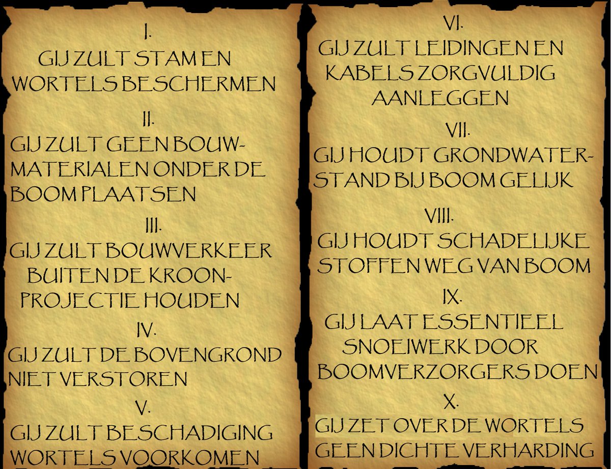 GroenGangmaker's tweet image. Een grote bezorgdheid bij bouwwerven is de omgang met de bomen die er staan. Daarom heeft onze schepen Kris Swaegers een bomenbeschermingsplan laten opstellen. 

Dat is een lijst van 10 maatregelen die de gemeente de bouwheer oplegt om bomen te beschermen.