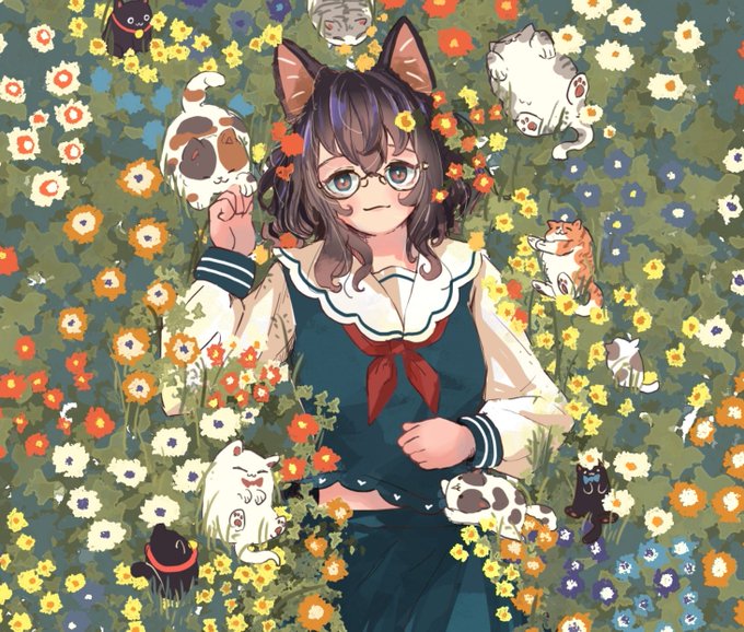 「calico white cat」 illustration images(Latest)