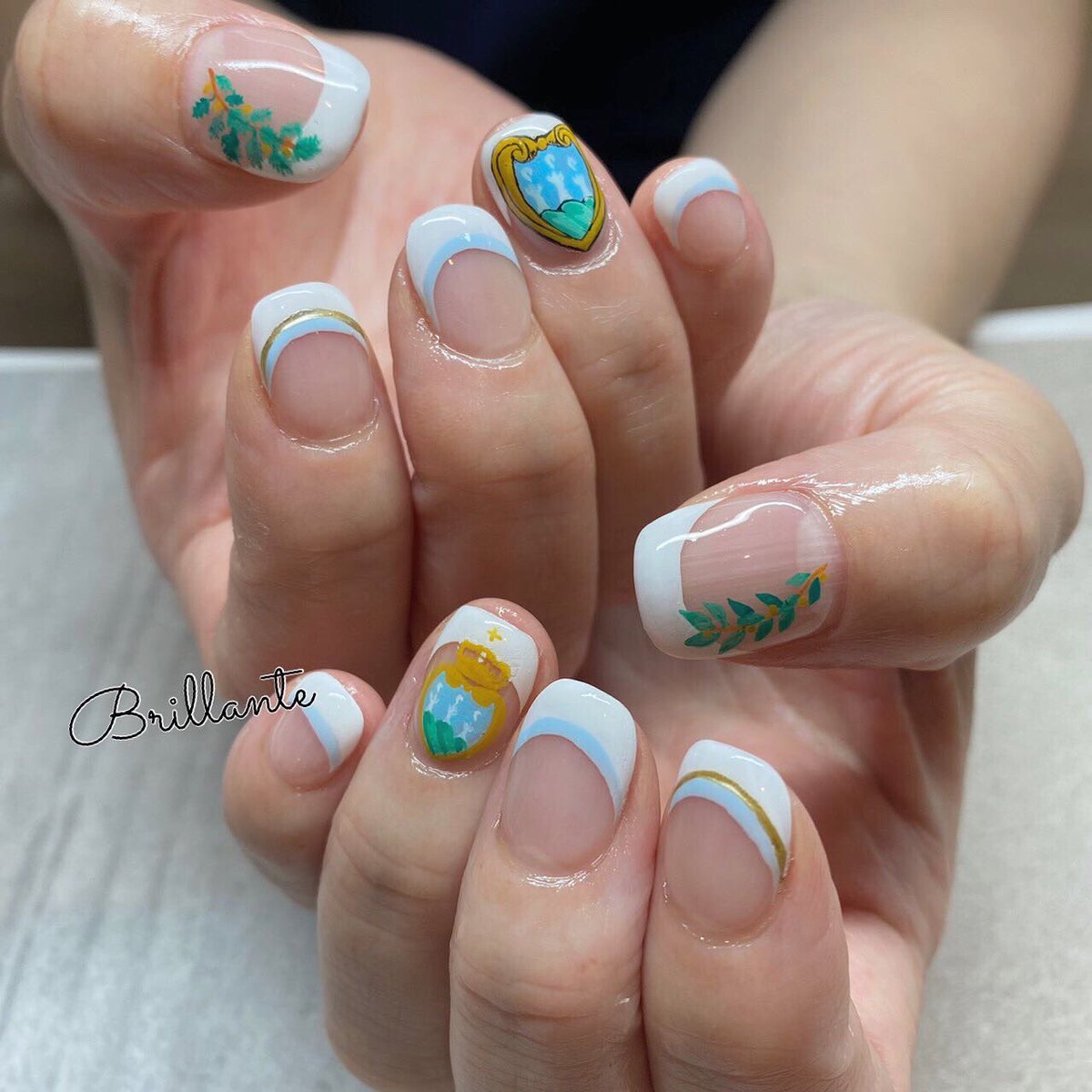 オリンピックネイル サンマリノ共和国 の国旗イメージして作らせて頂きました Lineもありがとうございます アート 前川ちゃん ネイリスト冥利につきます 喜んでも By Nail Salon Brillante ブリランテ 池袋店 Edayfm