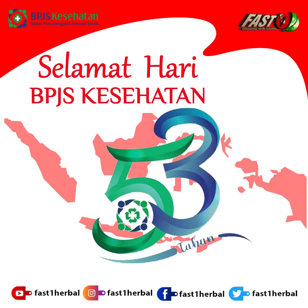 fast1herbal's tweet photo. Selamat ulang tahun @bpjskesehatan_ri yang ke-53!! 🎉

Mari kita terus bergotong royong dalam mewujudkan jaminan kesehatan bagi seluruh masyarakat Indonesia 🙏🏻😇

#BPJSKesehatanRI
#bpjskesmelayaninegeri
#melayanidenganhati
#IndonesiaSehat #fast1herbal #herbal #tradisional https://t.co/Kki5vfwpbM