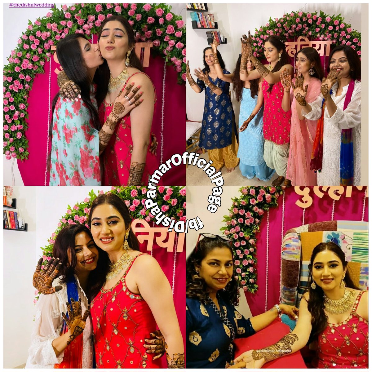 DishaParmarFans's tweet photo. Our Bride Squad bringing to smile on our face with these pictures 😍💃
@disha11parmar
#TheDisHulWedding #DishaParmar #rahulvaidya #Dishul #bridetobe2021💍 #mehandifunction #BrideSquad https://t.co/pzN7TSsDbZ