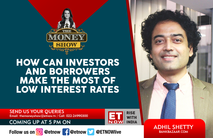 ETNOWlive's tweet photo. #ComingUp | Tune in at 5 pm to #TheMoneyShow to know how investors & borrowers can get the maximum benefit from low interest rates
@adhilshetty @BankBazaar @MubinaKapasi #RWIPrimeTime #AskTMS https://t.co/GV4P2JGieb