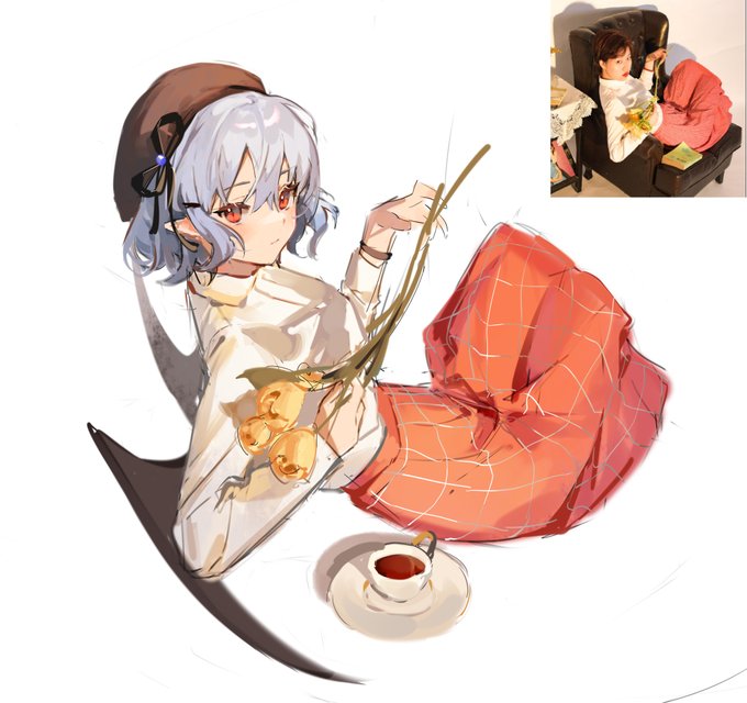 「髪飾り お茶」のTwitter画像/イラスト(古い順)