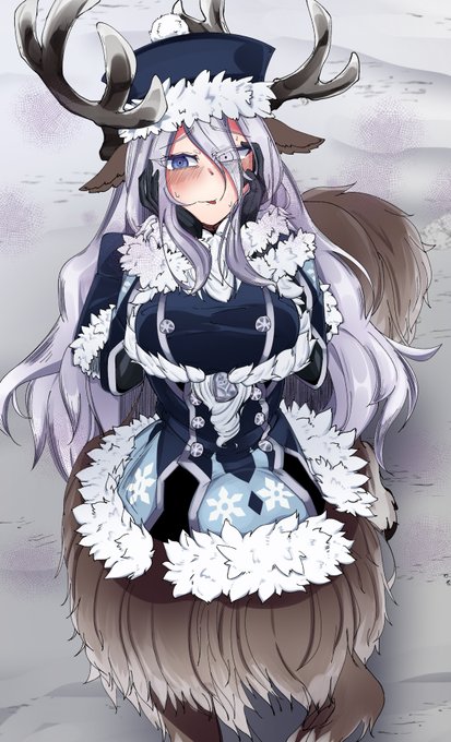 ホワイトホーンちゃん完成ということで一つ。#魔物娘図鑑  #monstergirlencyclopedia 