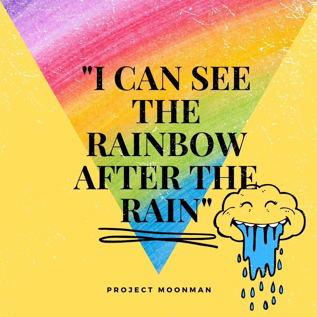 iProjectMoonman's tweet image. "We must accept finite disappointment, but never lose infinite hope.” – Martin Luther King, Jr.

Can you see the light at the end of the tunnel? 🔦or the rainbow after the rain? 🌈 This is part of your journey &amp;amp; you will come out resilient! 

Lyrics by @iamowengreyson