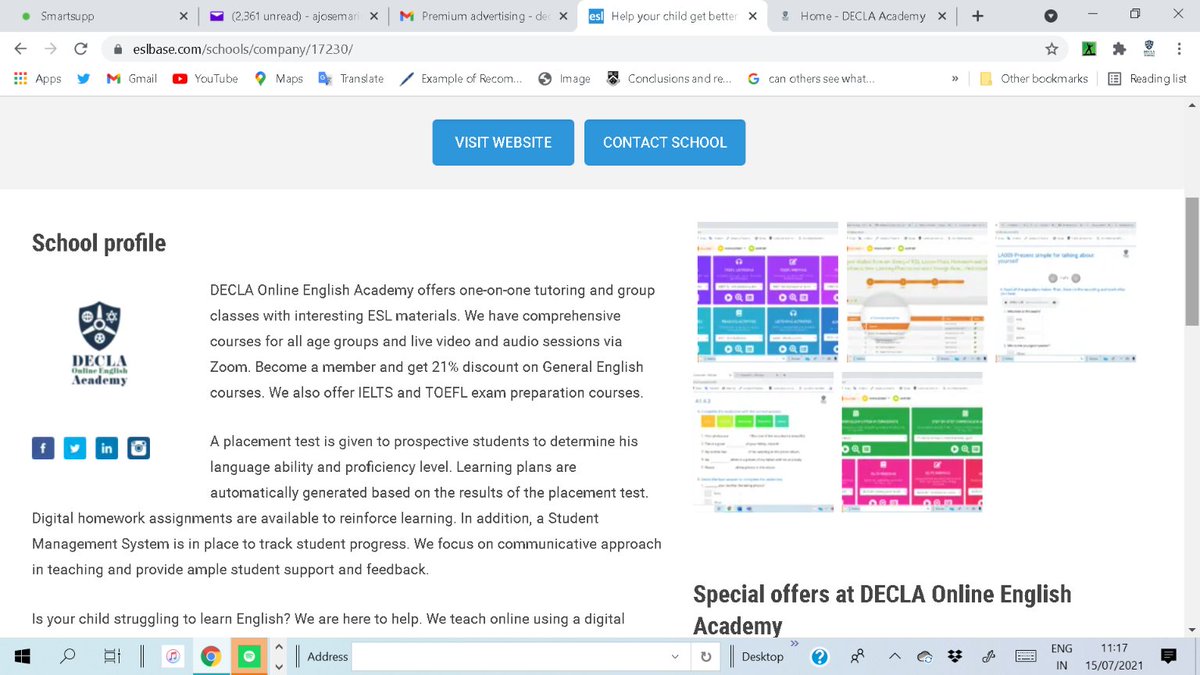 mu_eslteaching's tweet image. DECLA Academy listing in ESLbase directory of online schools.