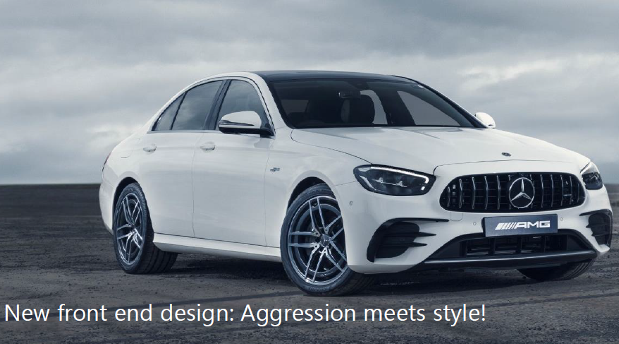 CarWale's tweet photo. The Mercedes-Benz AMG E53 gets the AMG-specific front grille with vertical chrome struts, five-spoke alloys, and reworked front and rear bumpers for enhanced aerodynamics.
#CWLaunch @MercedesBenzInd #MercedesBenz #MercedeaAMG #NewE53 #NewE63S #AMG #AMGE53 #AMGE63S https://t.co/D76Ea8MWLc