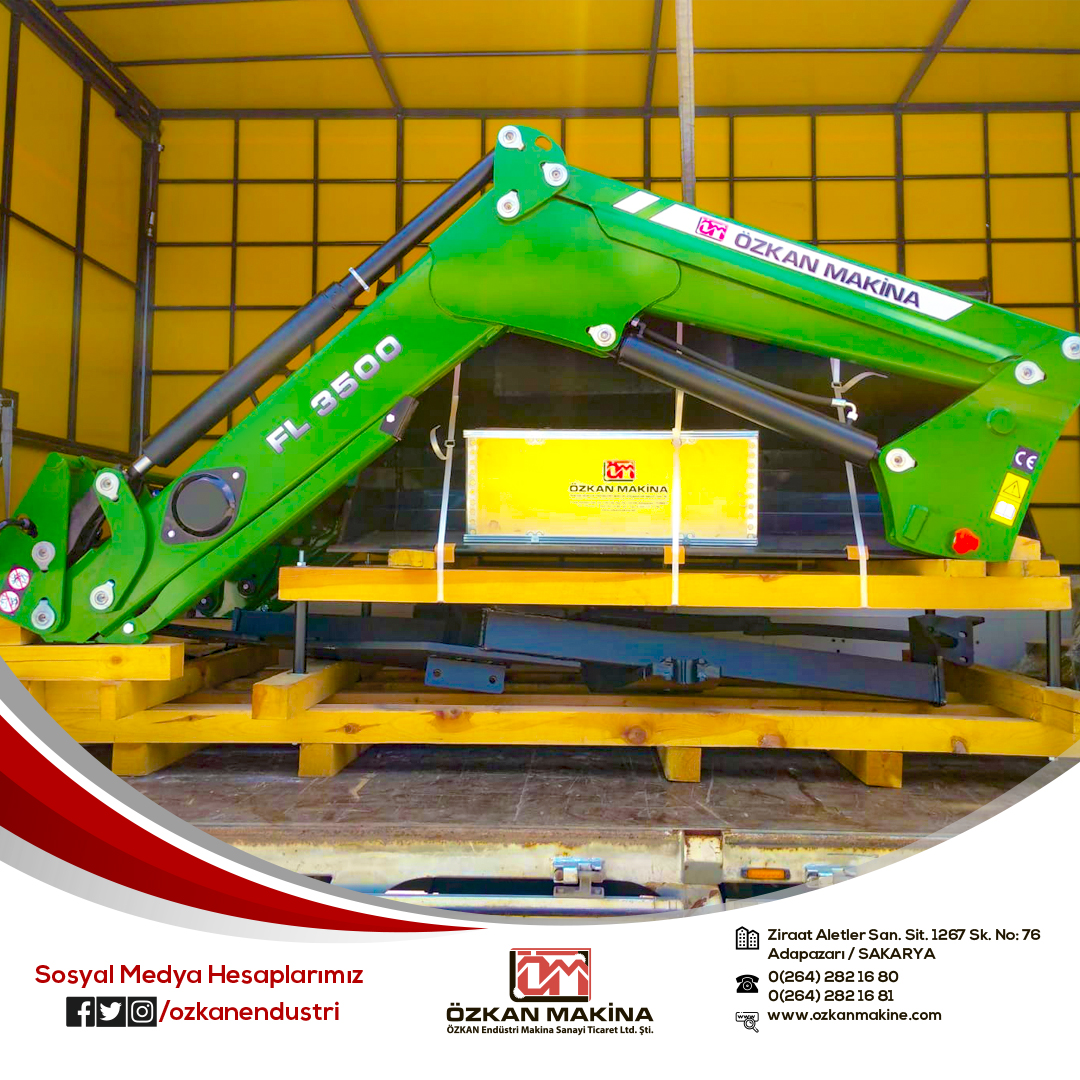 Deutz Fahr 4100 E traktör için FL3500 Ön Yükleyici sevkiyatı.
#ÖzkanMakina #FL3500 #Gürcistan