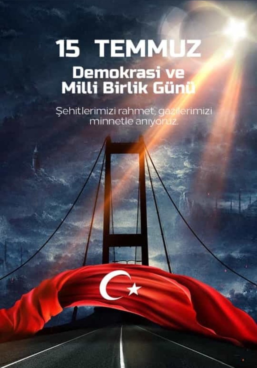 Türkiye eğilmedi,
Türkiye yenilmedi,
Türkiye geçilemedi..
Çünkü Türkiye tek yürek, tek millet oldu.. 
TÜRKİYE GEÇİLMEZ..
#TürkiyeGeçilmez 
#15TEMMUZDESTANI 
#15TemmuzuUnutma 
<a href="/memleventyazici/">Levent Yazıcı</a> <a href="/istanbulilmem/">İstanbul İl Millî Eğitim Müdürlüğü</a> @BahcelievlerMEM <a href="/EminCikrikci/">Emin ÇIKRIKÇI</a> <a href="/tcmeb/">Millî Eğitim Bakanlığı</a> <a href="/ziyaselcuk/">Ziya Selçuk</a>