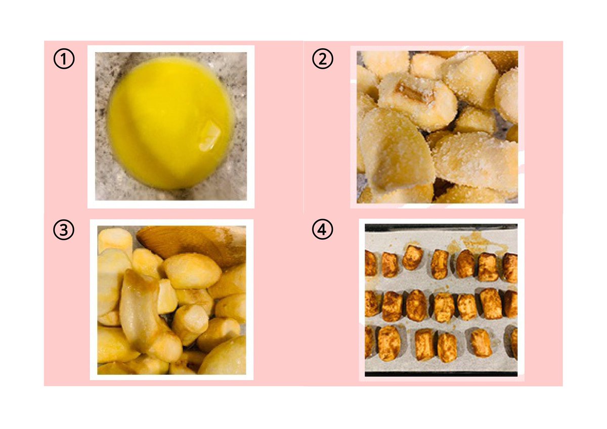 stevia_chan's tweet photo. Butterバター45gレンジで約40秒溶かし、麩40gを入れてしっかり混ぜる。ホワイト大4かけ混ぜる。180℃約15分焼いて完成。 https://t.co/X2WsQwGFLY