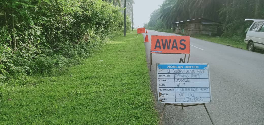 AHTNU_Area2's tweet image. Info 15.7.2021
T41 Jln Tok Mucong-Bukit Perpat, Marang

R03
Team #Marang
Kerja-kerja memotong rumput (pusingan Julai)

Rumput Rapi dan Kemas

#ThisIsMarang
#TSRM
@JKRTerengganu
@JKRMarang