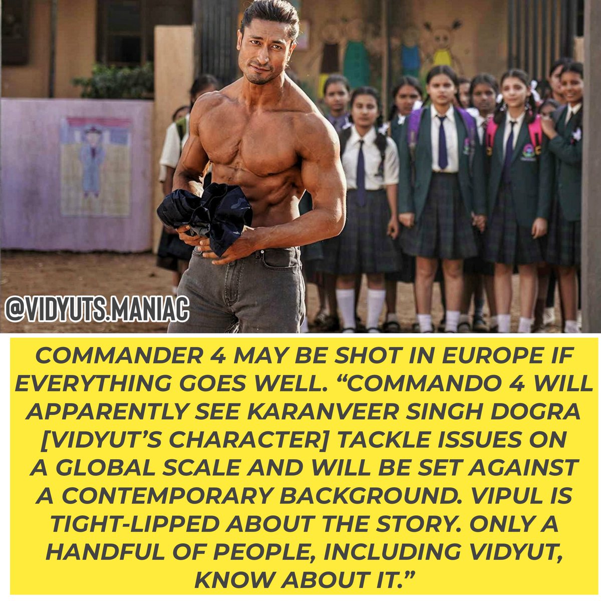 Meet_Unfiltered's tweet image. Exclusive update about #Commando4.
#Jammwalions brace yourself.