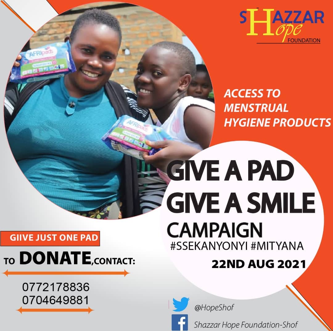 HopeShof's tweet image. Give a pad 
Give a smile 
Let's join hands to save the girl child