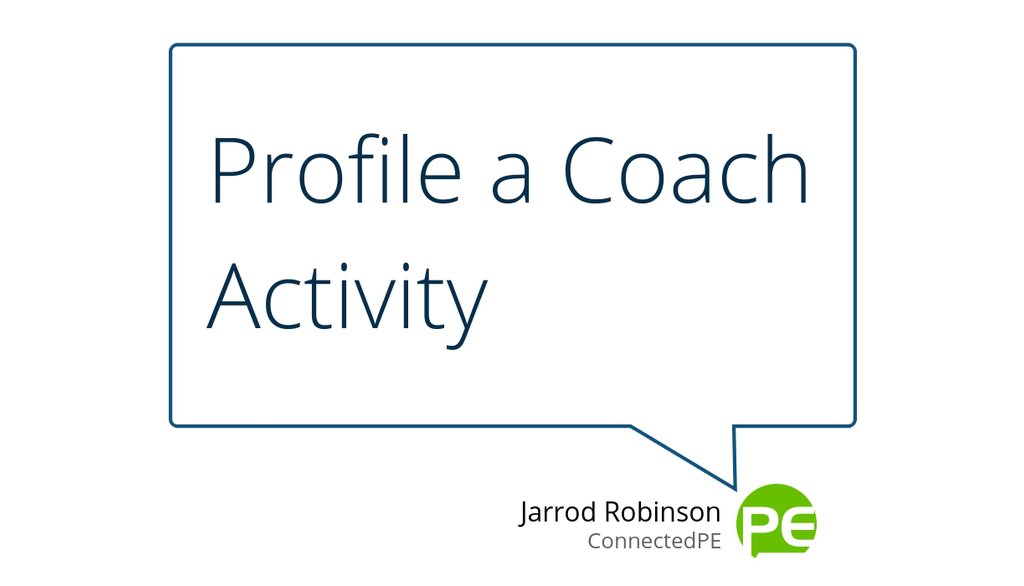 Coaching, Resources, Student Activities

Read the full article: Profile a Coach Activity
▸ lttr.ai/i9GS

#physed #pegeeks