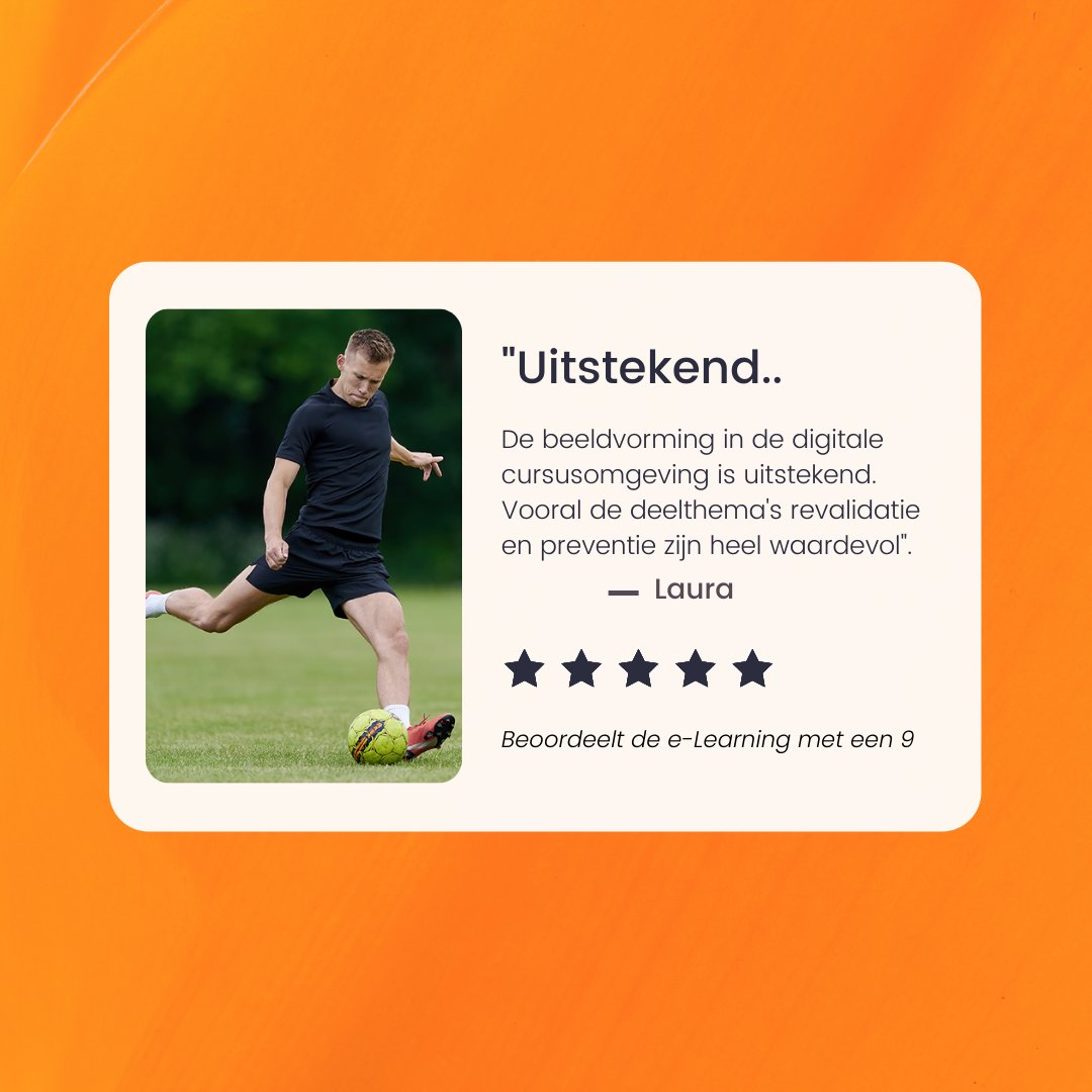 Een mooie review ontvangen over de specialisten cursus Liesblessures, dank je wel!
#review #reviewtime #specialistencursus #liesblessures #waardering #tevredenheid #beoordeling #cijfer9 #tevredencursist