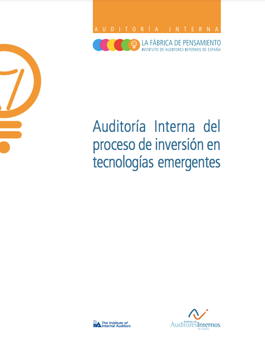 AuditorInterno's tweet photo. En el documento de "La Fábrica de Pensamiento" del IAI España titulado: "Auditoría Interna del Proceso de Inversión en Tecnologías Emergentes", encontrarás un análisis de riesgos en una auditoría interna de inversiones en tecnologías emergentes: https://t.co/P0fao62Vp6 https://t.co/zBdLEjx4Ye